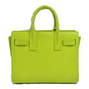 Saint Laurent Bag de Handbag Sac Leather Yellow Baby Neon Jour